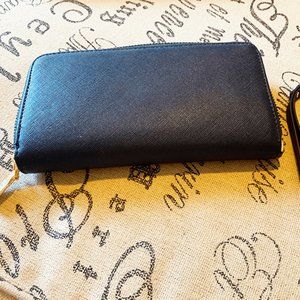 RFID Navy Blue Women's Wallet
